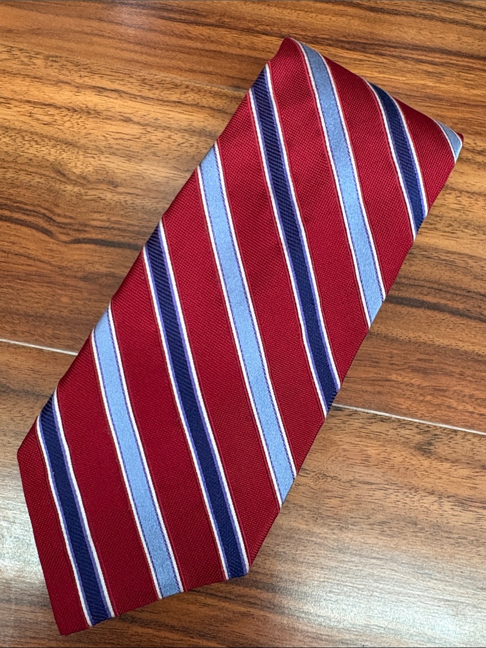 Tom James Silk Neck Tie Diagonal Striped‎